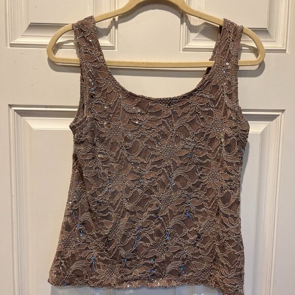 Onyx nite sequin tank - Picture 6 of 6